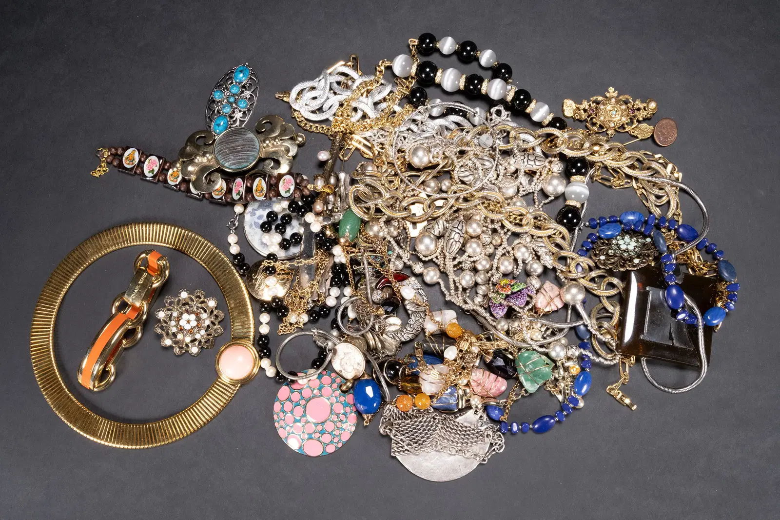 old jewelry lot treasure box